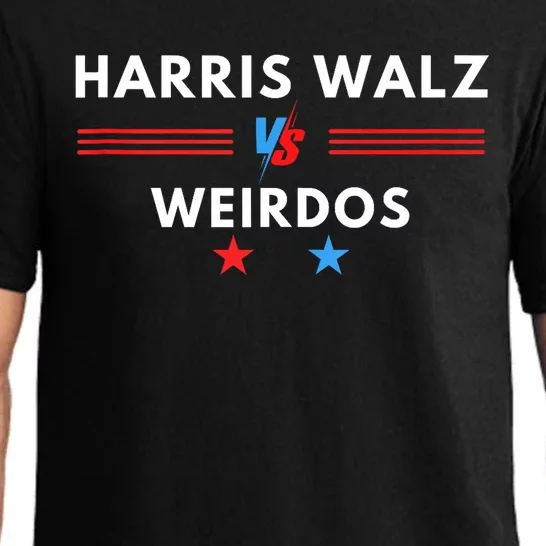 Harris And Walz Vs Weirdos (Trump Vance) 2024 Funny Pajama Set