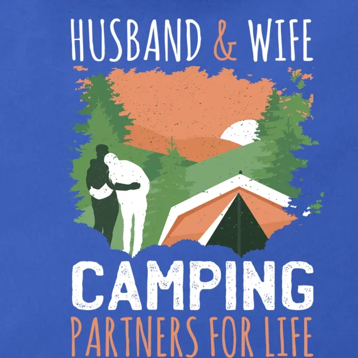 Husband And Wife Camping Partners For Life Meaningful Gift Zip Tote Bag