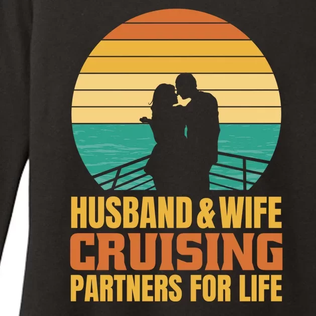 Husband And Wife Cruising Partners For Life Womens CVC Long Sleeve Shirt