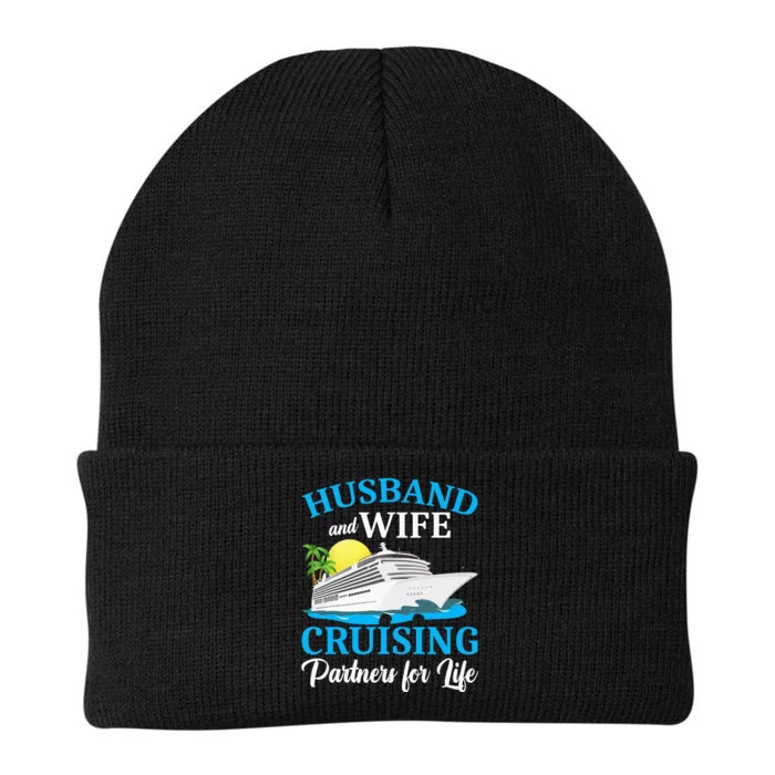 Husband And Wife Cruising Partners For Life Couple Cruise Knit Cap Winter Beanie