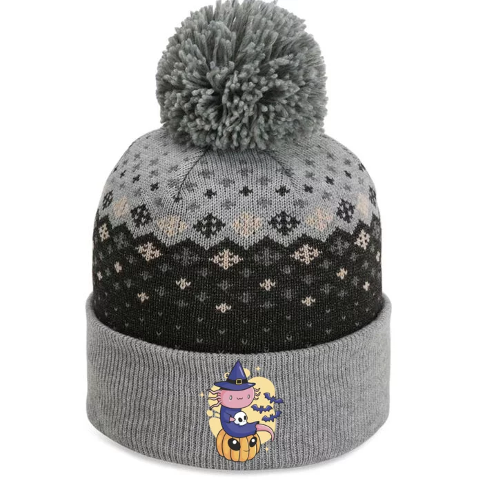 Halloween Axolotl Witch Cute The Baniff Cuffed Pom Beanie