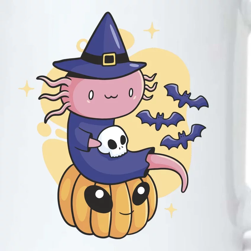 Halloween Axolotl Witch Cute Black Color Changing Mug