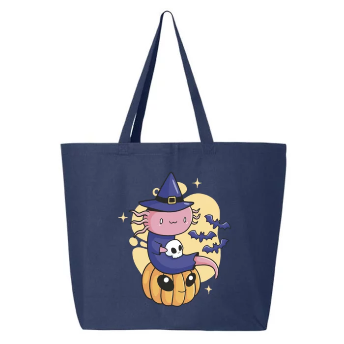 Halloween Axolotl Witch Cute 25L Jumbo Tote