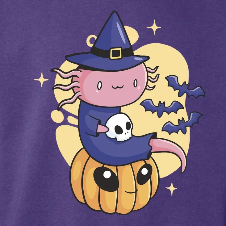 Halloween Axolotl Witch Cute Toddler Hoodie