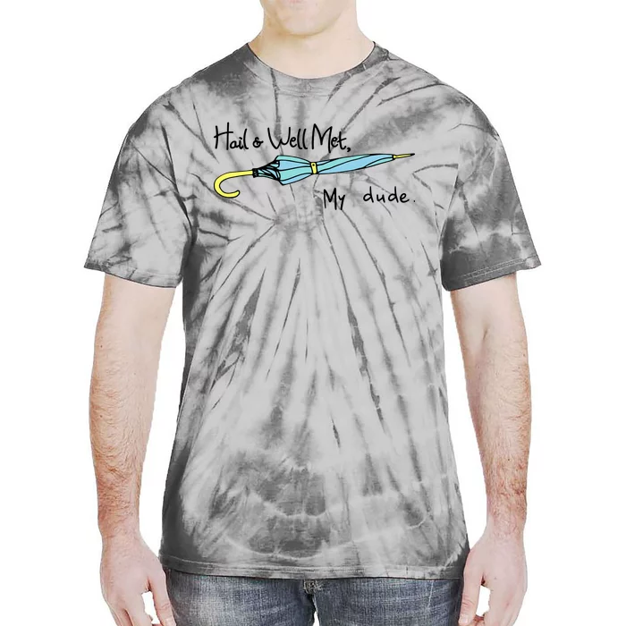 Hail And Well Met My Dude Fun Tie-Dye T-Shirt