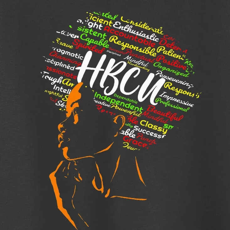 Hbcu Afro Woman Historically Black College Hbcu Toddler T-Shirt