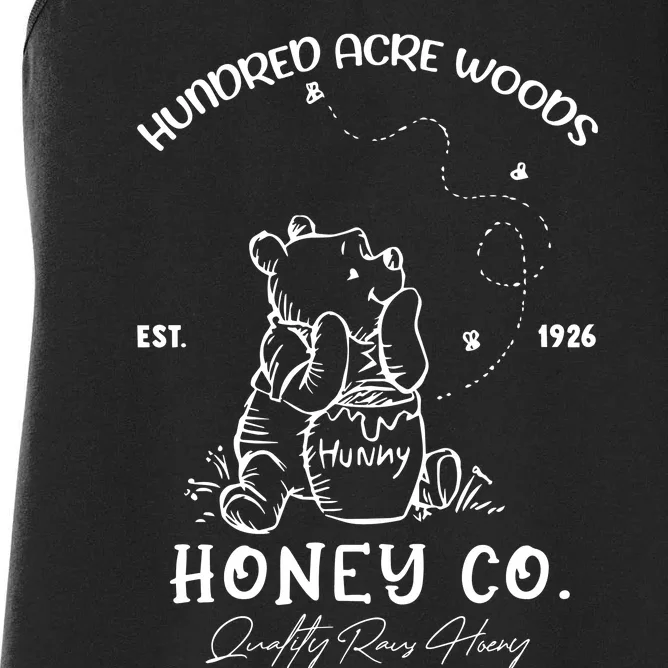 Hundred Acre Woods Honey Co The Pooh Est 1926 Women's Racerback Tank