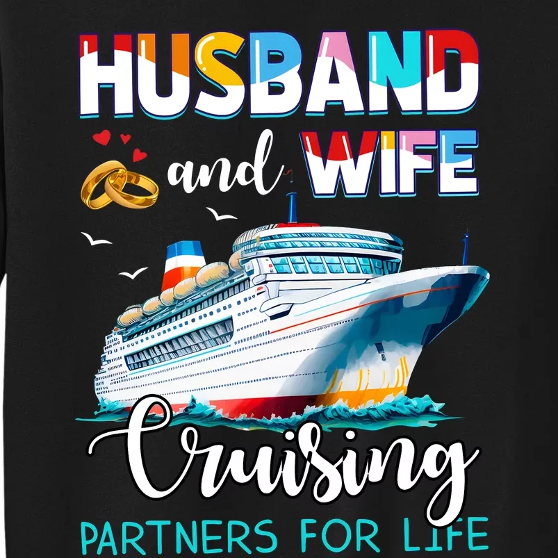 Husband And Wife Couple Cruising Partners For Life Sweatshirt