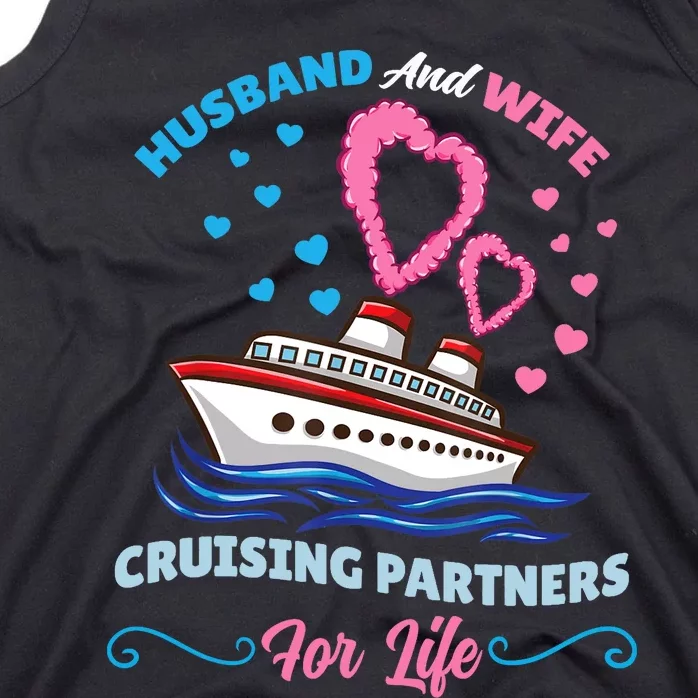 Husband And Wife Cruising Partners For Life Tank Top