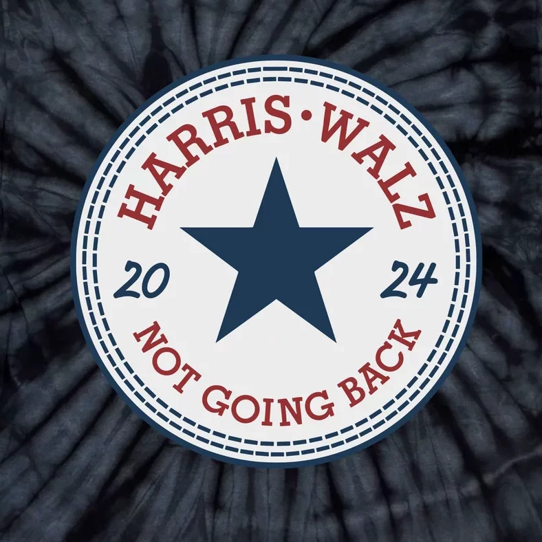 Harris And Walz We Are Not Going Back Tie-Dye T-Shirt