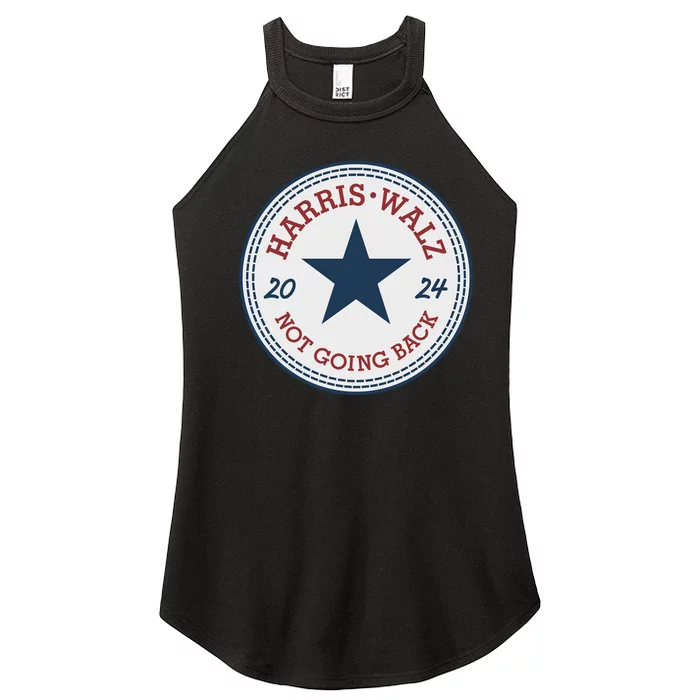 Harris And Walz We Are Not Going Back Women’s Perfect Tri Rocker Tank