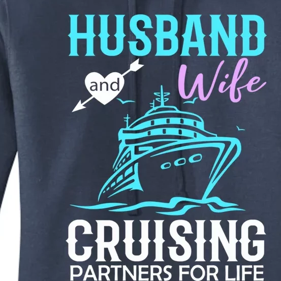 HUSBAND AND WIFE CRUISING PARTNERS FOR LIFE CRUISE COUPLES Women's Pullover Hoodie