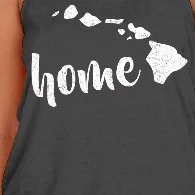 Hawaii Home State Women's Knotted Racerback Tank