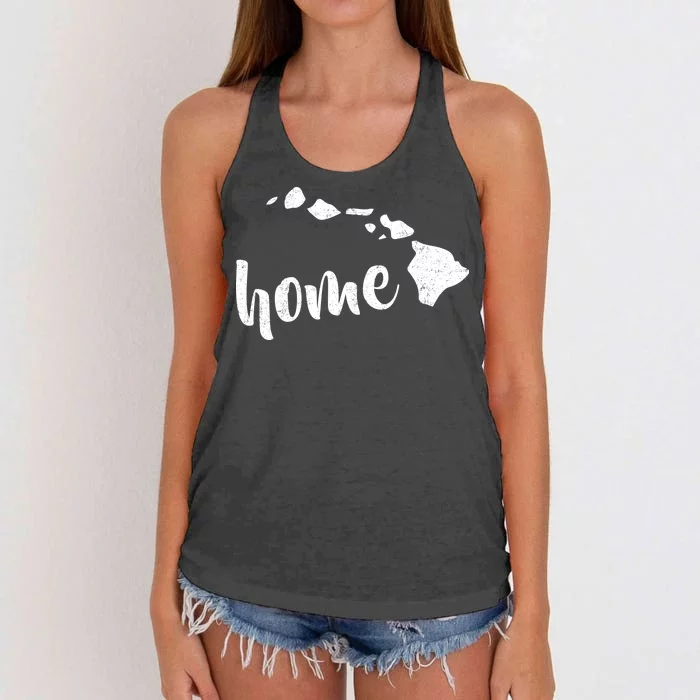 Hawaii Home State Women's Knotted Racerback Tank