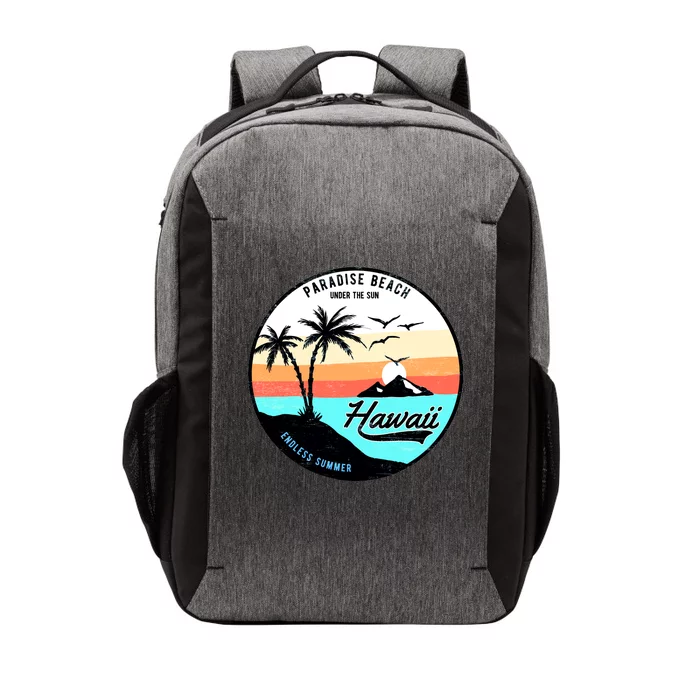 Hawaii Paradise Beach Vector Backpack