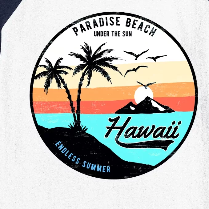 Hawaii Paradise Beach Baseball Sleeve Shirt