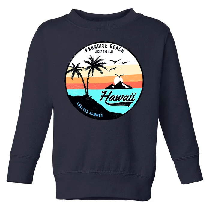 Hawaii Paradise Beach Toddler Sweatshirt