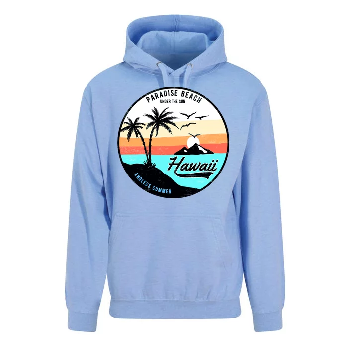 Hawaii Paradise Beach Unisex Surf Hoodie