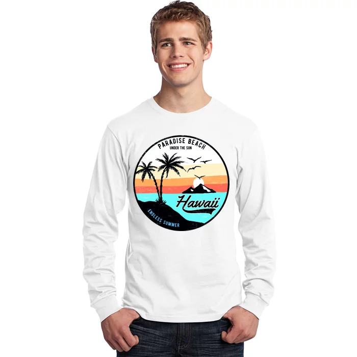 Hawaii Paradise Beach Long Sleeve Shirt