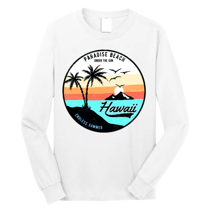 Hawaii Paradise Beach Long Sleeve Shirt