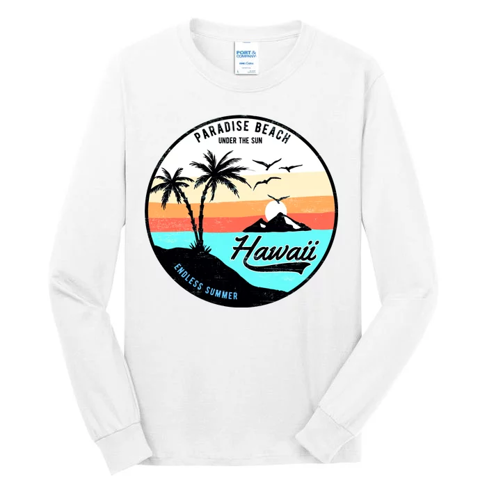 Hawaii Paradise Beach Tall Long Sleeve T-Shirt