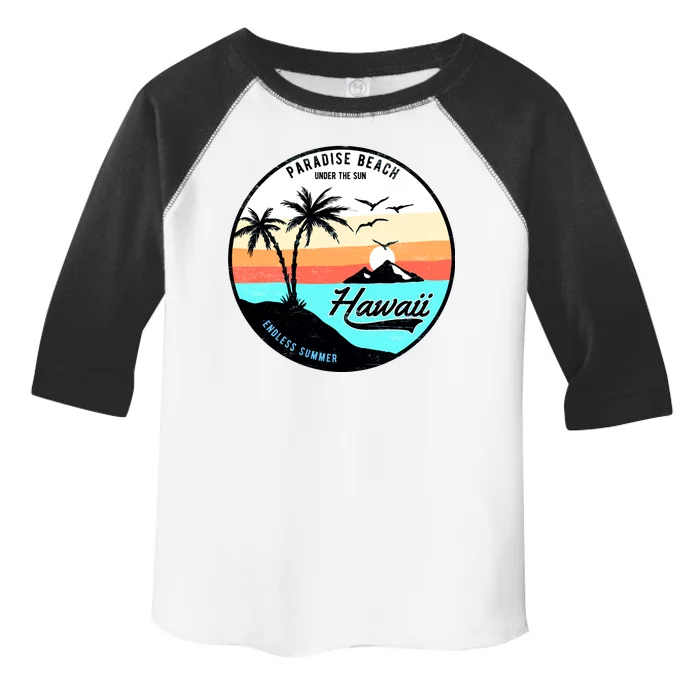 Hawaii Paradise Beach Toddler Fine Jersey T-Shirt