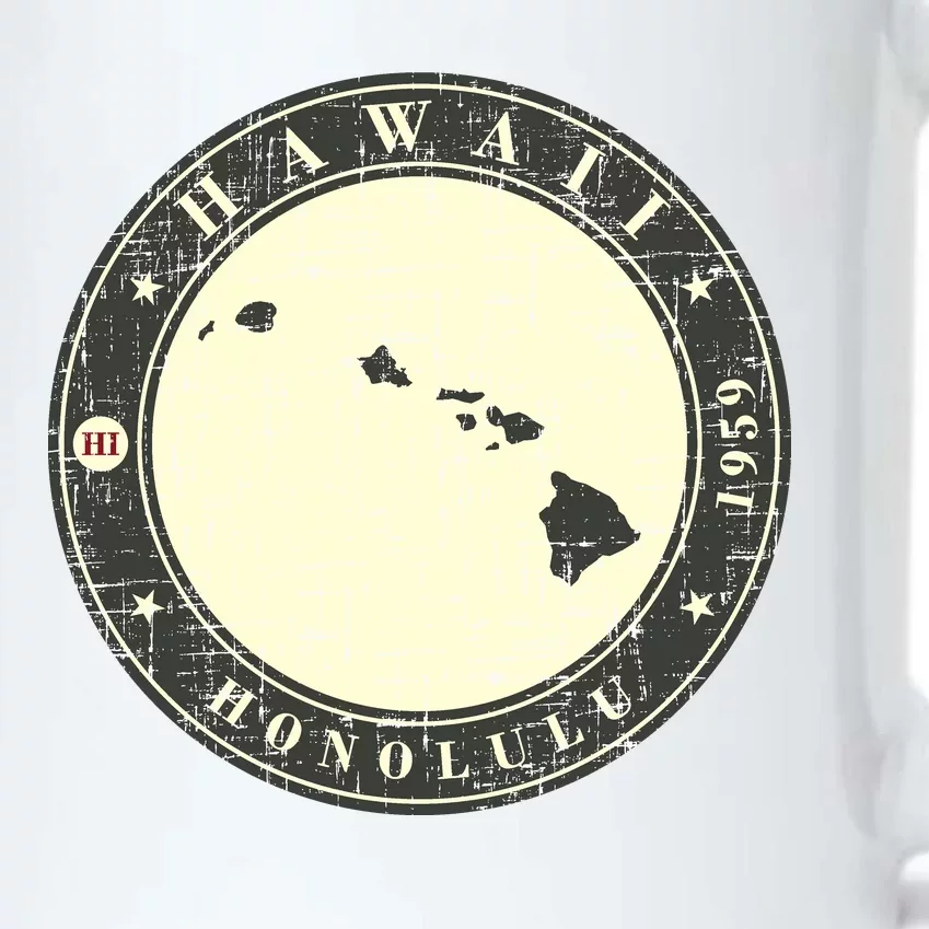 Hawaii Retro Black Color Changing Mug