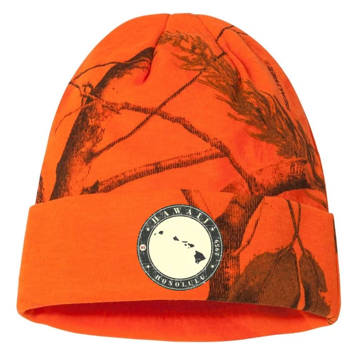 Hawaii Retro Kati - 12in Camo Beanie