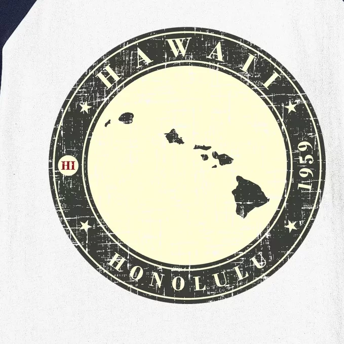 Hawaii Retro Baseball Sleeve Shirt