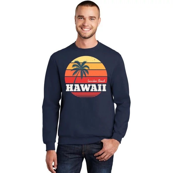 Hawaii Retro Circle Tall Sweatshirt