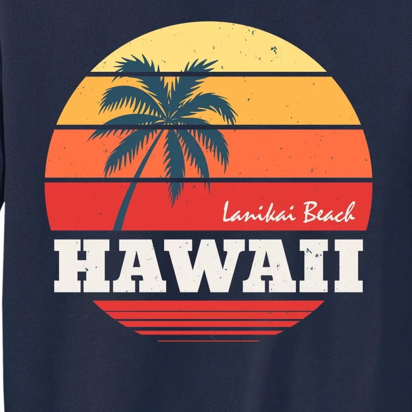 Hawaii Retro Circle Tall Sweatshirt