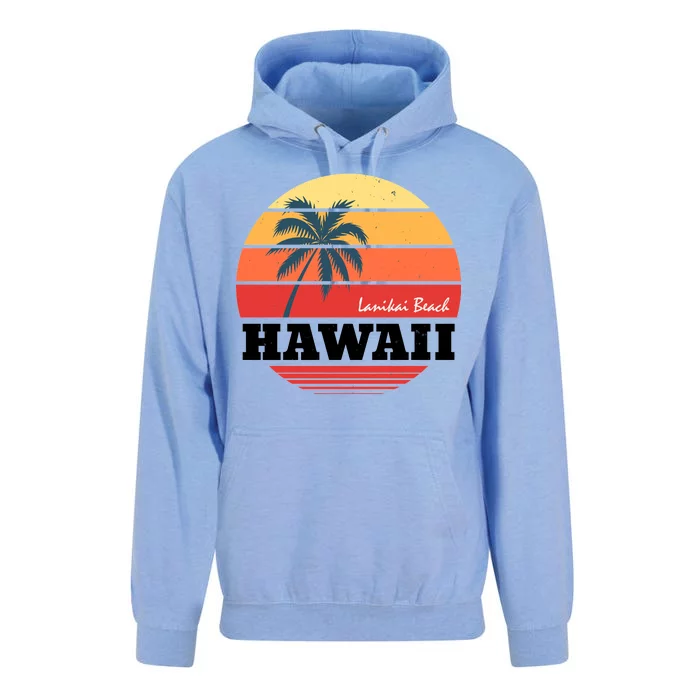 Hawaii Retro Circle Unisex Surf Hoodie