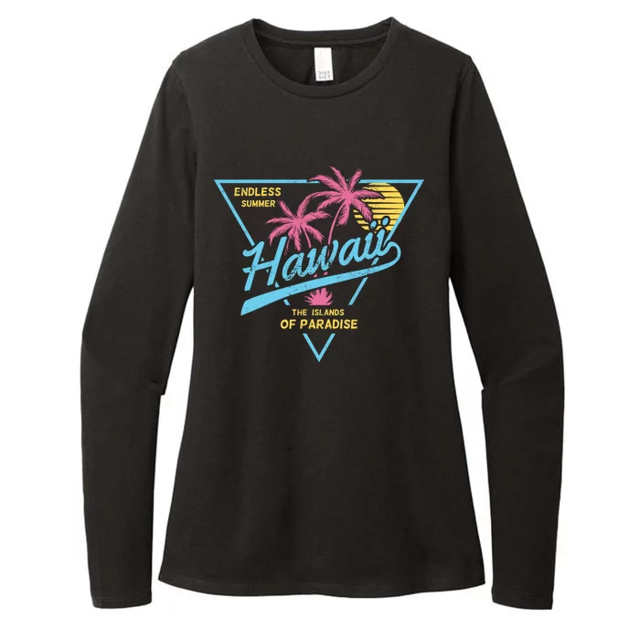 Hawaii Retro Classic Womens CVC Long Sleeve Shirt