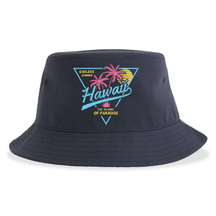 Hawaii Retro Classic Sustainable Bucket Hat