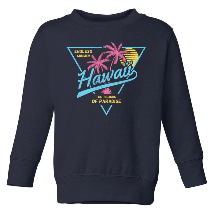 Hawaii Retro Classic Toddler Sweatshirt