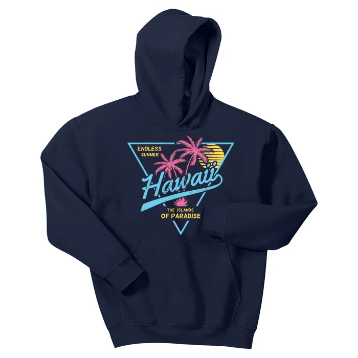 Hawaii Retro Classic Kids Hoodie