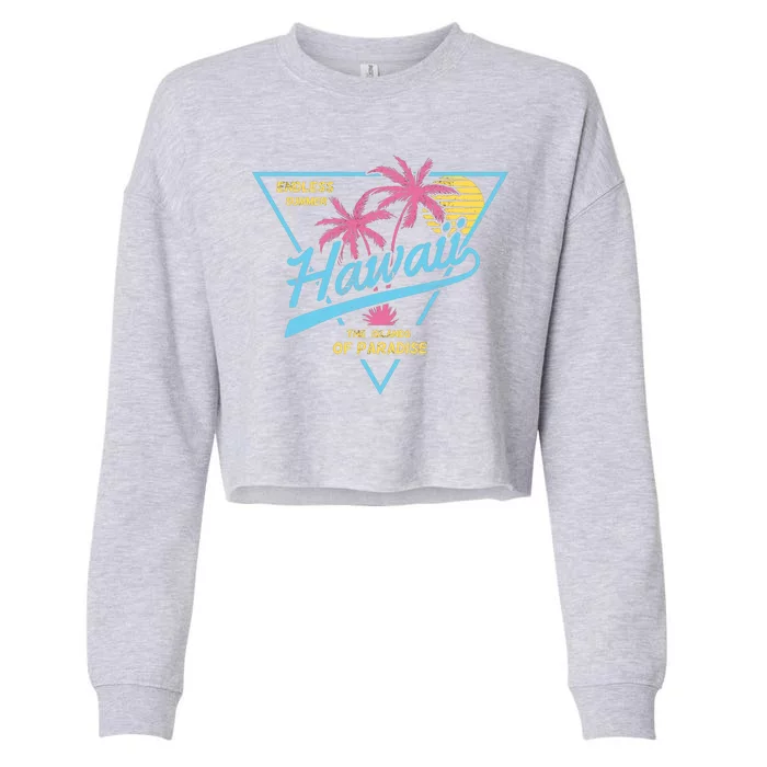 Hawaii Retro Classic Cropped Pullover Crew