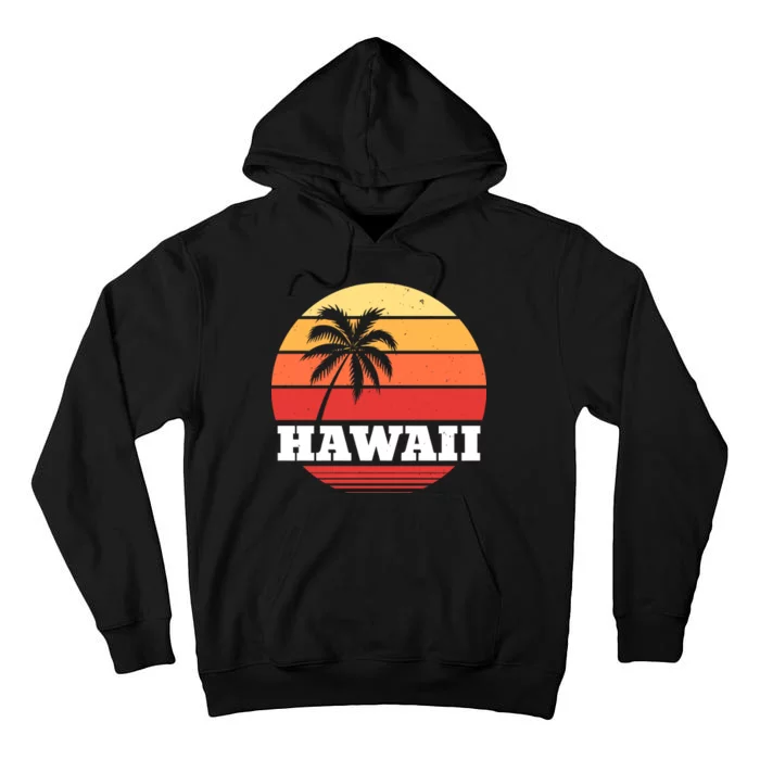 Hawaii Retro Sun Tall Hoodie