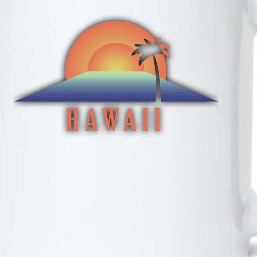 Hawaii Sunrise Logo Black Color Changing Mug