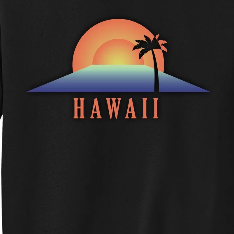 Hawaii Sunrise Logo Tall Sweatshirt