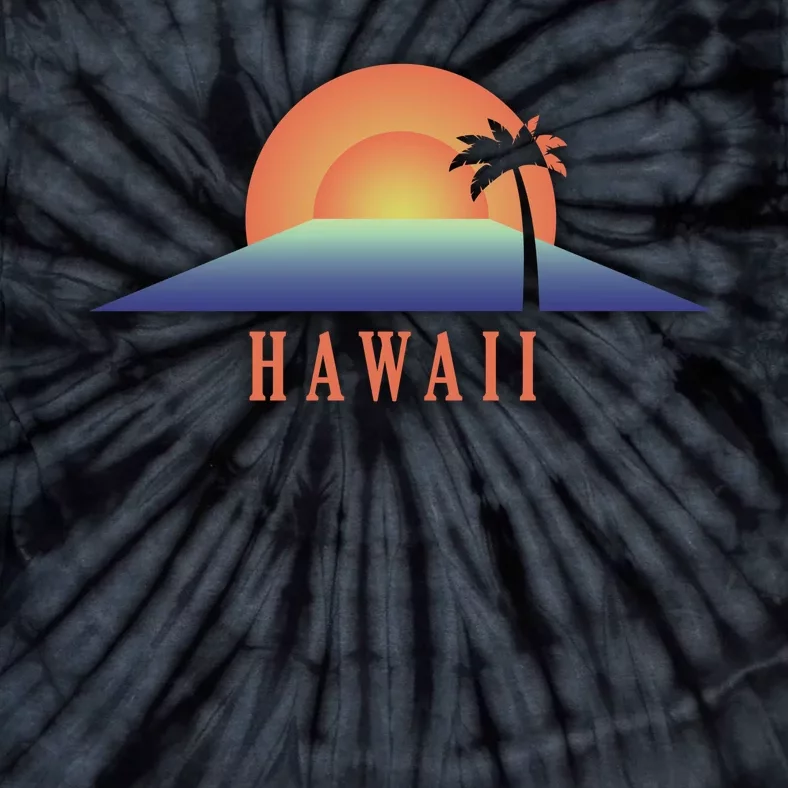 Hawaii Sunrise Logo Tie-Dye T-Shirt