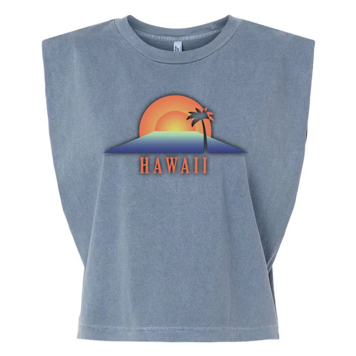 Hawaii Sunrise Logo Garment-Dyed Women's Muscle Tee