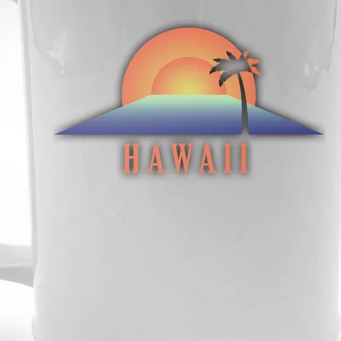 Hawaii Sunrise Logo Front & Back Beer Stein