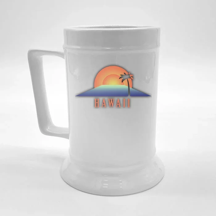 Hawaii Sunrise Logo Front & Back Beer Stein