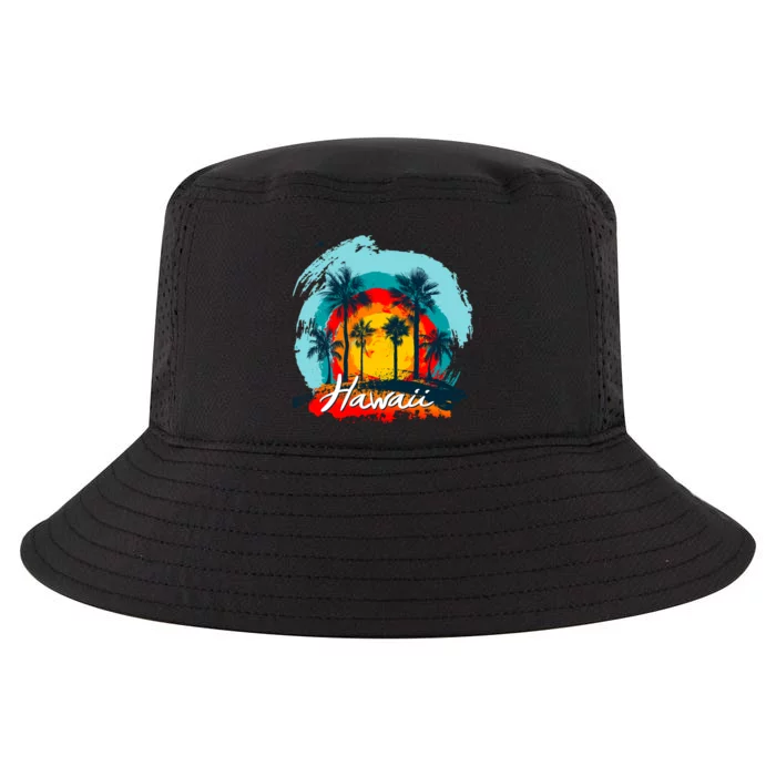 Hawaii Tropical Sunset Cool Comfort Performance Bucket Hat