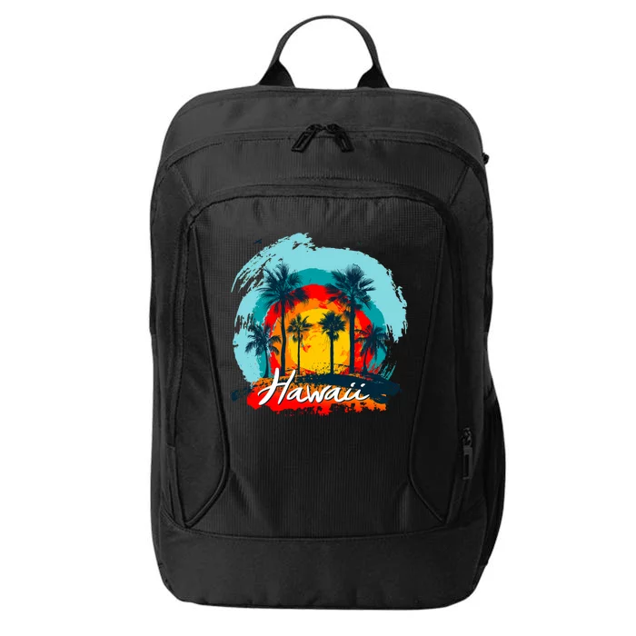 Hawaii Tropical Sunset City Backpack