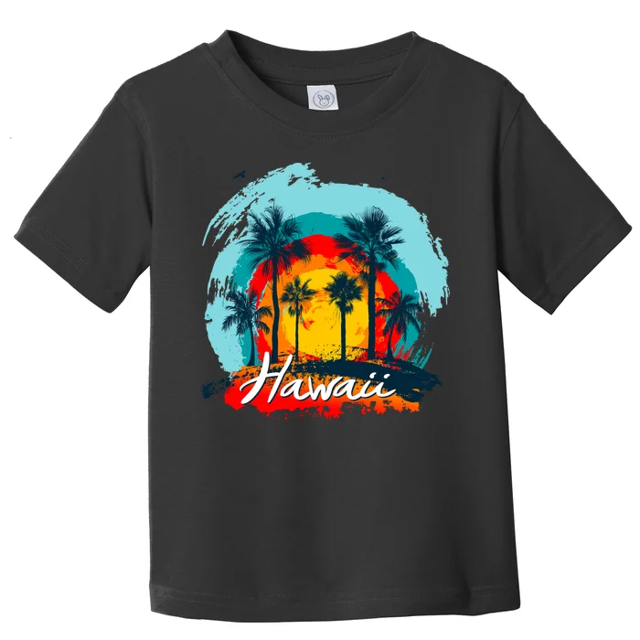 Hawaii Tropical Sunset Toddler T-Shirt