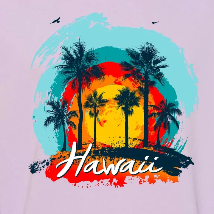 Hawaii Tropical Sunset Garment-Dyed Sweatshirt