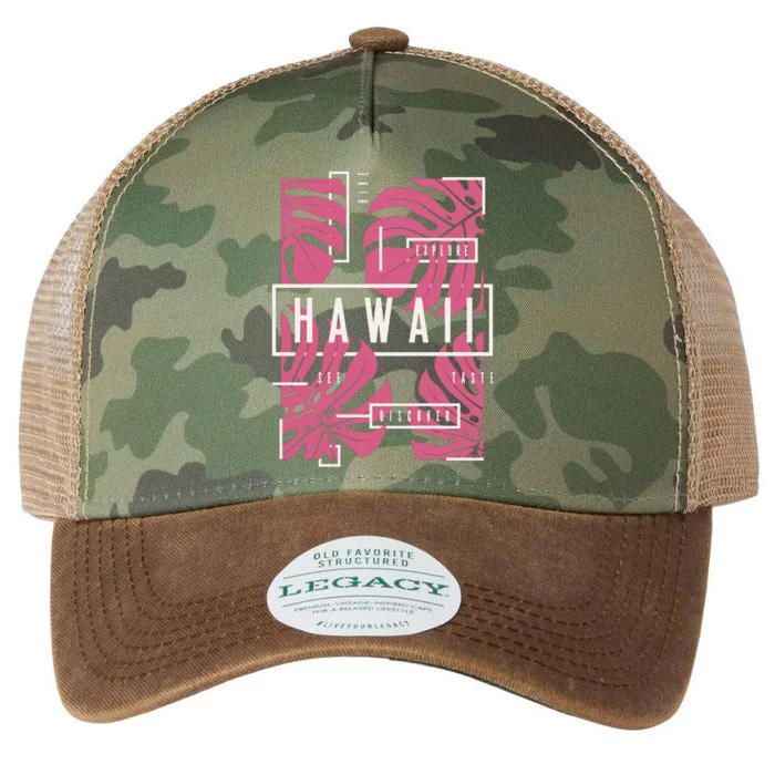 Hawaii Vibes Classic Legacy Tie Dye Trucker Hat