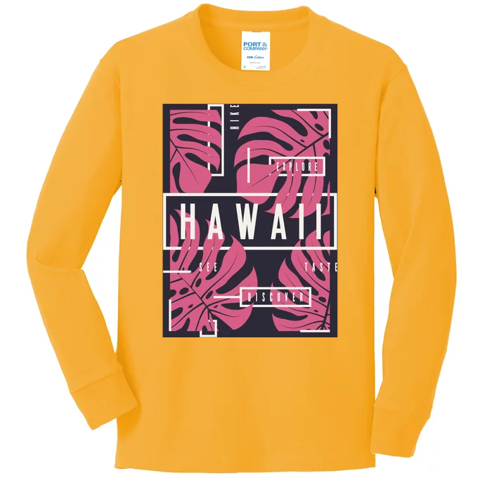 Hawaii Vibes Classic Kids Long Sleeve Shirt